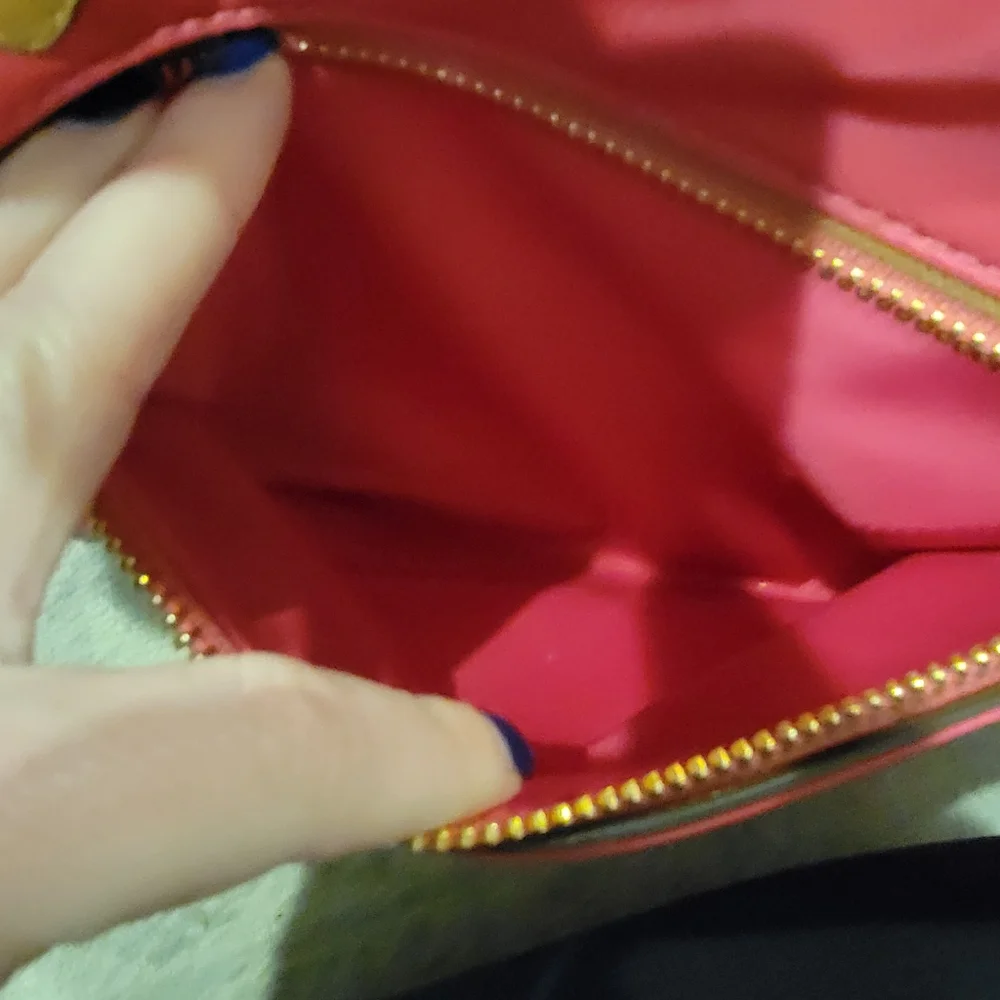 Michael Kors Fuchsia and Tan Nylon Luggage Tote
